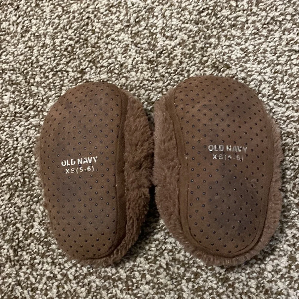 Adorable bear slippers